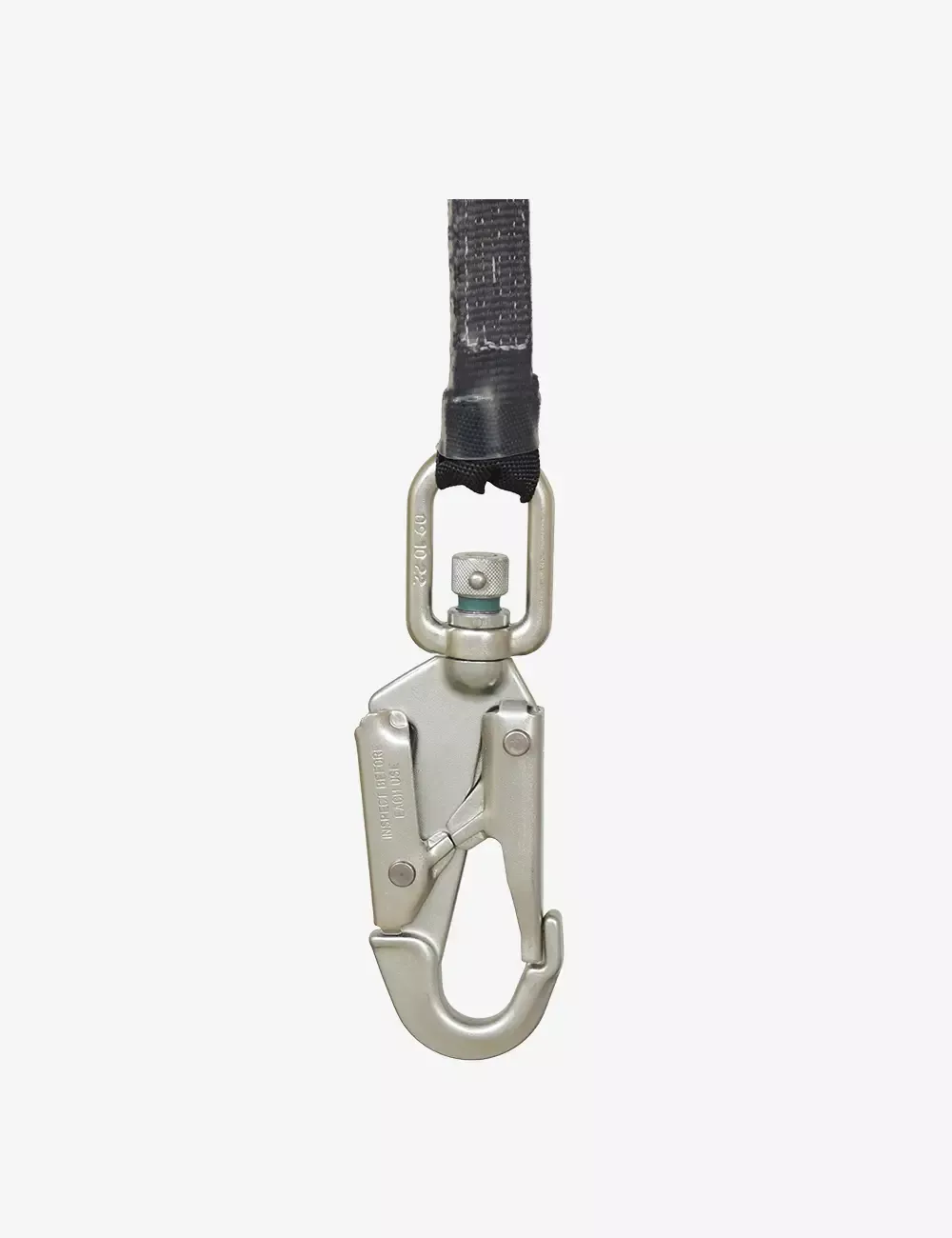 Retractable Block in Polymer Casing with Webbing Lanyard