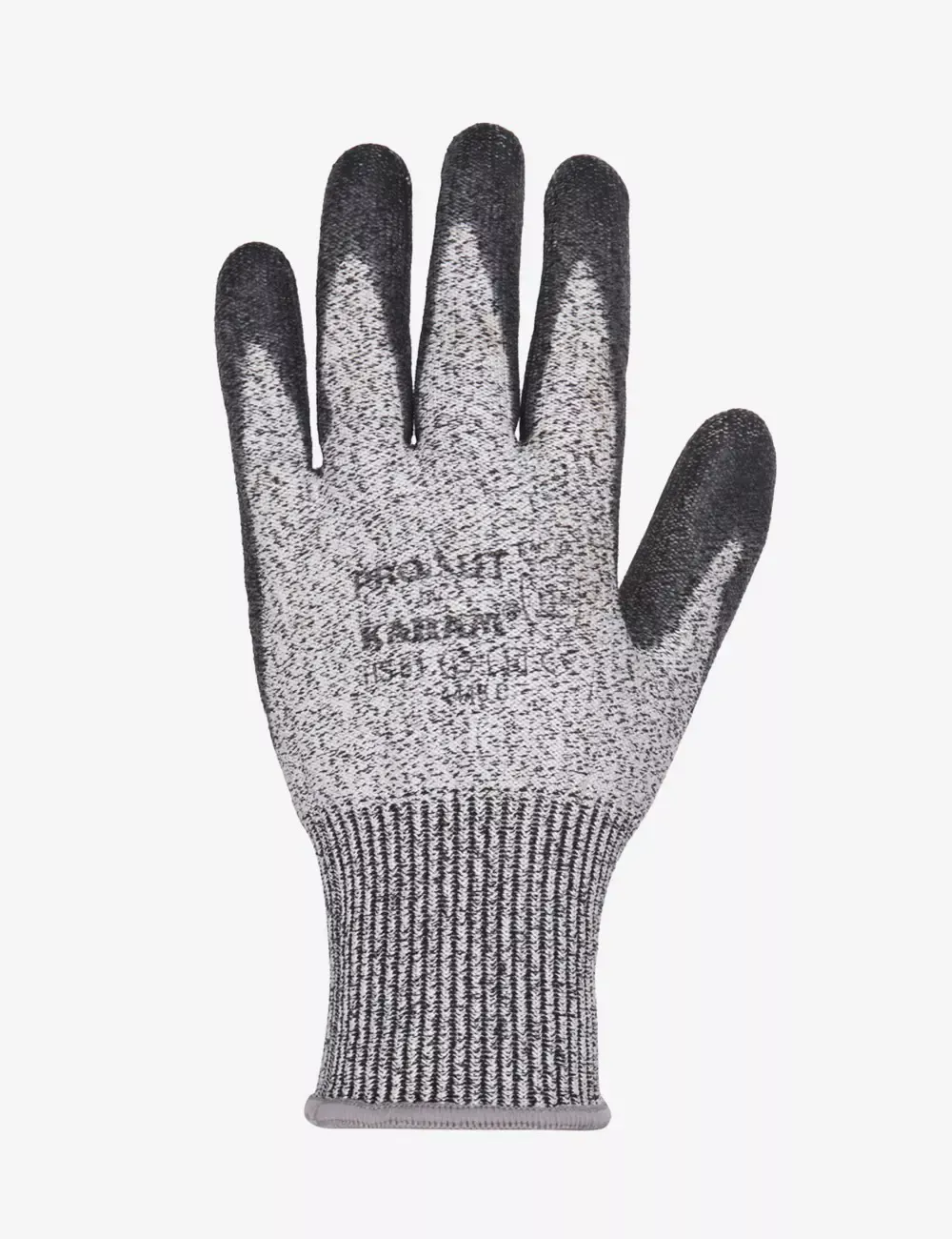 ProKut High Abrasion and High Cut Resistance with Black PU Coating Glove, HS51