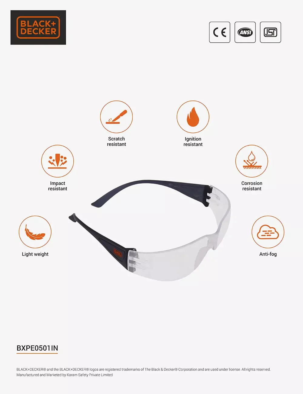 Safety Spectacles, BXPE0502IN