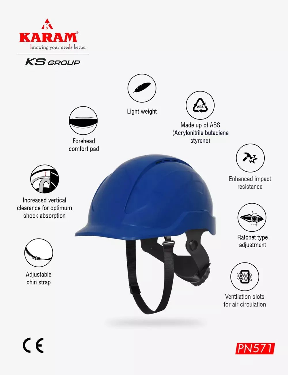 Sheltor Safety Helmet, PN571