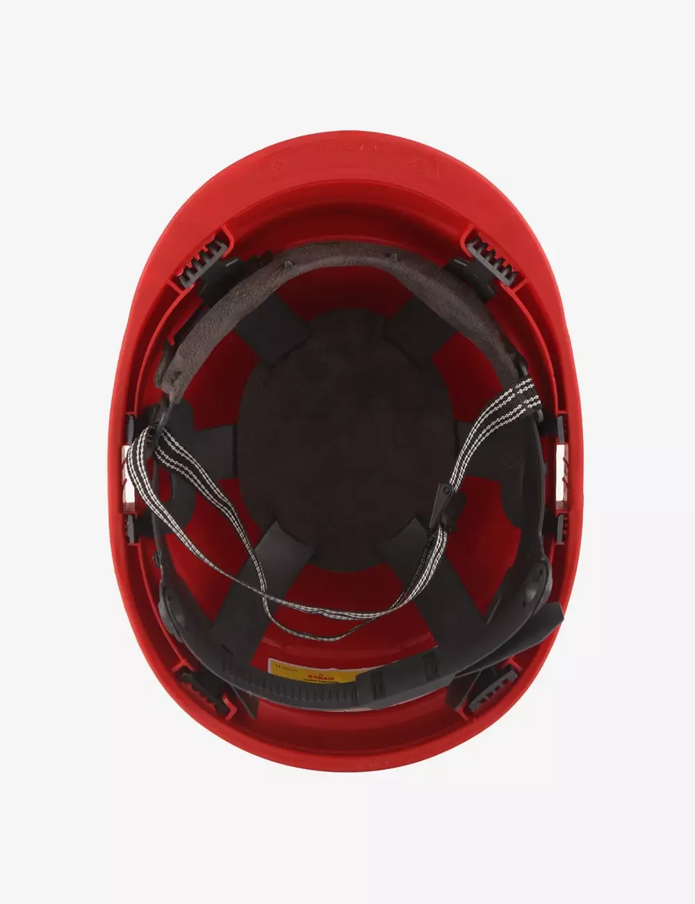 Safety Helmet with Protective Peak with Slider Type Adjustment and Ventilation Slots, PN541