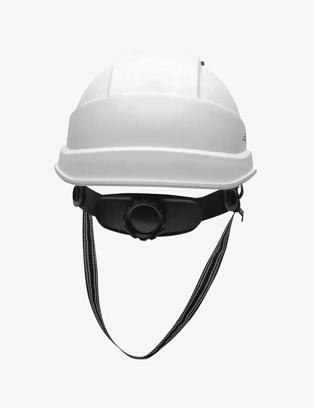 Safety Helmet with Protective Peak with Ratchet Type Adjustment and Ventilation Slots, PN542