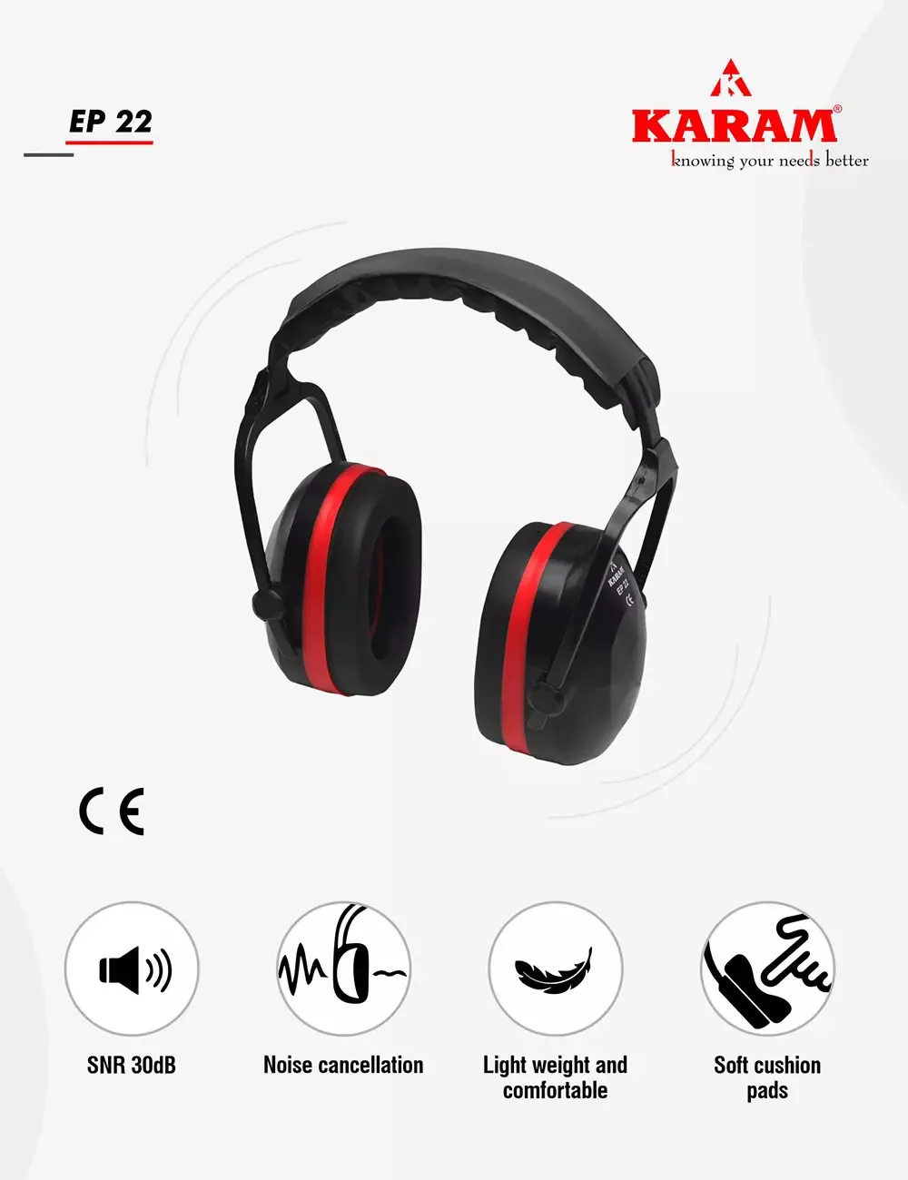 Ear Muffs Foldable Deluxe, EP22