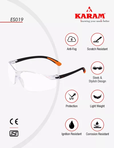 Executive Choice Spectacles, ES019(CLEAR/ANTIFOG)