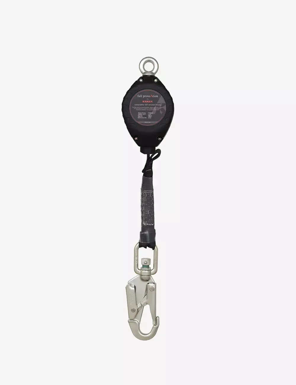Retractable Block in Polymer Casing with Webbing Lanyard, PCWB(IS)