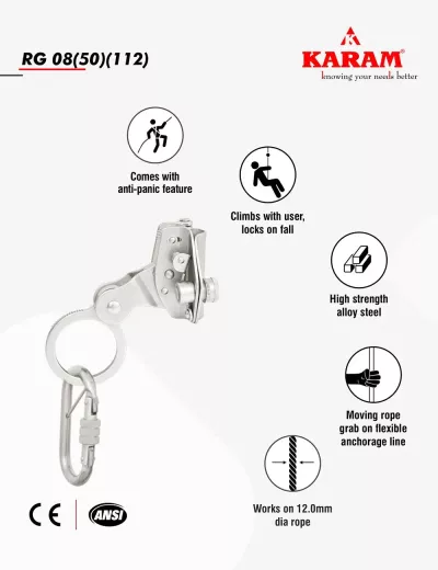 Rope Grab RG08 with Karabiner