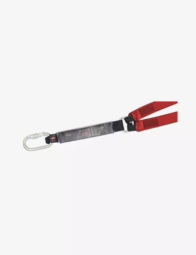 KARAM 2 m, Forked Lanyard with Energy Absorber One Side Karabiner PN112 and Other Side Hook PN132, PN361(112_132)(2.0M)