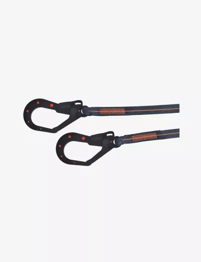 KARAM 2 m, Dienoc E.A. Forked Lanyard with Dielectric Hooks PN166, PN360(30)(DE)(2.0M)