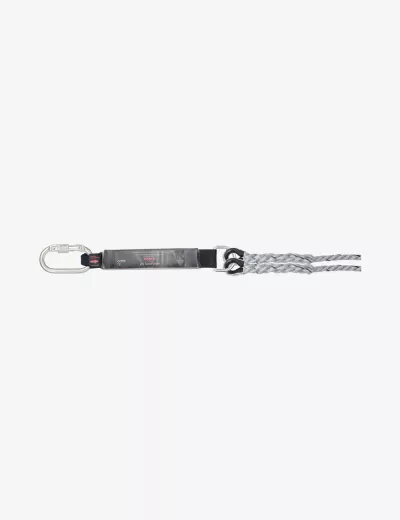 KARAM 2 m, Forked Lanyard with Energy Absorber One Side Karabiner PN112 and Other Side Hook PN121, PN351(PP)(2.0M)