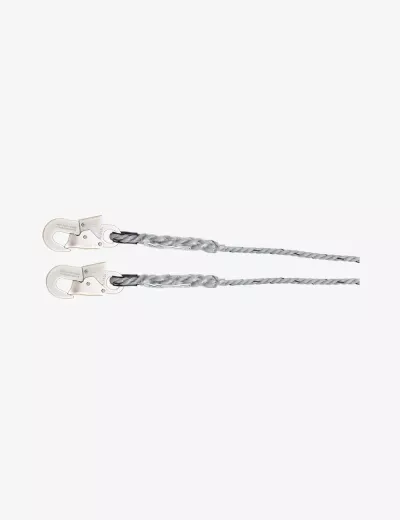 KARAM 2 m, Forked Lanyard with Energy Absorber One Side Karabiner PN112 and Other Side Hook PN121 Snap Hook, PN352(PP)(2.0M)