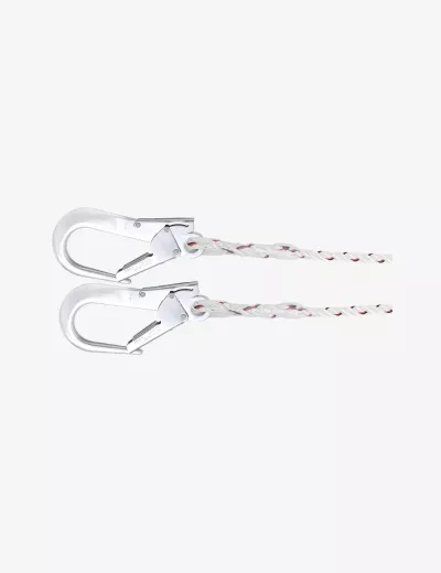 KARAM 2 m, Forked Lanyard with Energy Absorber Both Side Hook PN136 (Aluminium), PN351(A)(2.0M)