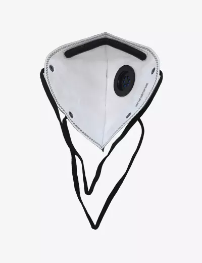 FFP1S Disposable Face Respirator with Headbands and Exhalation Valve, RFH01+(GREY) - Pack of 1