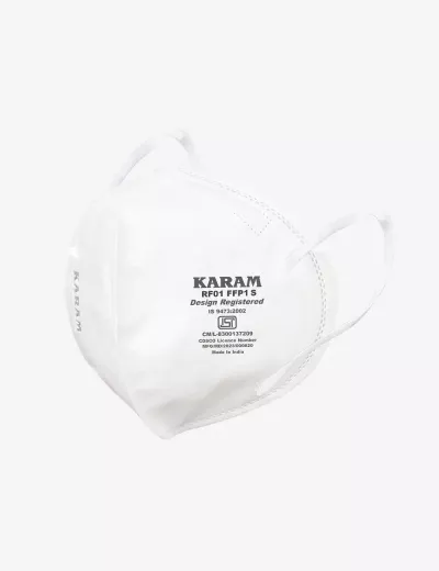 FFP1 S Disposable Face Respirator with Ear Loops, RF01