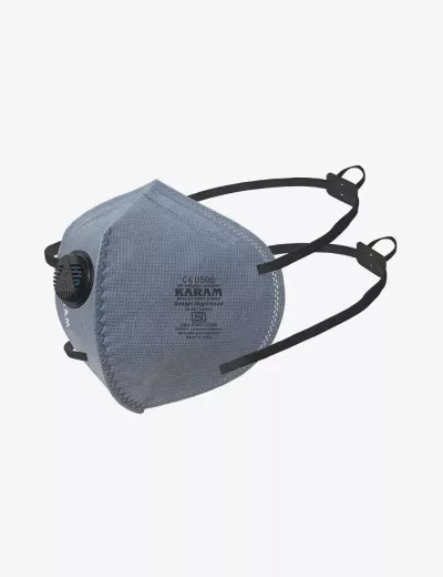 FFP1S NR D Disposable Face Respirator with Adjustable Headband and Exhalation Valve, RFH11+