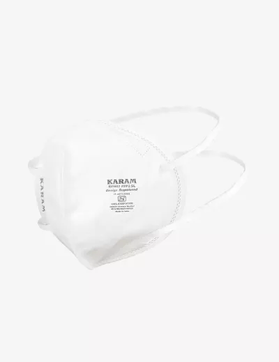 Pollution Resistant FFP2 Disposable Face Respirator with Headbands, RFH02 - Pack of 1