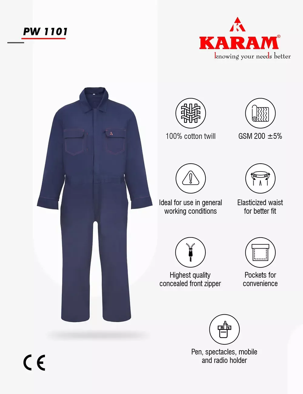 Regular Protective Workwear, PW1101