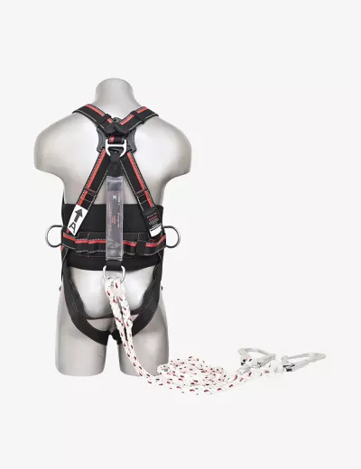 KARAM Rhino Harness PN43 with Work Positioning Belt and Forked Lanyard