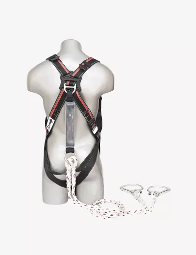 KARAM Rhino Harness PN23 with Forked Lanyard with Energy Absorber with Hook PN132