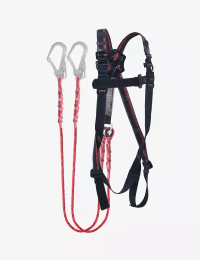 KARAM Rhino Harness PN23 with Forked Lanyard with Energy Absorber with Hook PN132