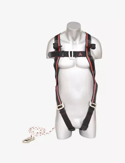 KARAM Rhino Harness PN12 with Energy Absorbing Twisted Rope Lanyard
