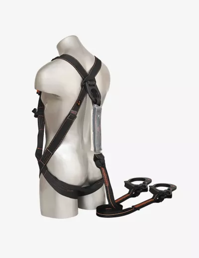 KARAM DIENOC Dielectric Non-Conductive Harness with DIENOC E.A Forked Lanyard, PN22(DE)(PN361)(30)(DE)(000_166)(2.0M)