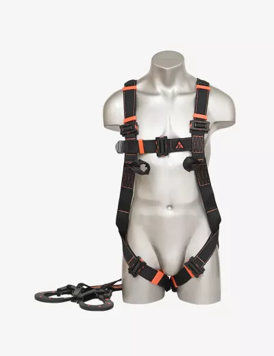 KARAM DIENOC Dielectric Non-Conductive Harness with DIENOC E.A Forked Lanyard, PN22(DE)(PN361)(30)(DE)(000_166)(2.0M)
