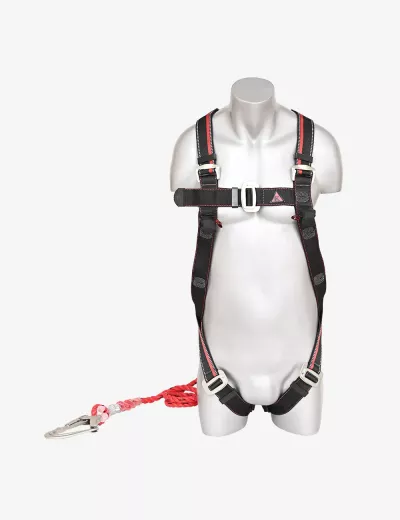 KARAM Rhino Harness PN22 with PN306N(PP) Energy Absorbing Twisted Rope Lanyard