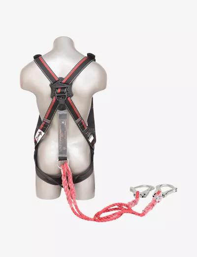 KARAM Rhino Harness PN22 with PN351N(PP) Energy Absorbing Twisted Rope Lanyard