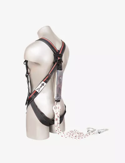 KARAM Rhino Harness PN21 with PN351 Forked Lanyards with Energy Absorber Hook PN131N