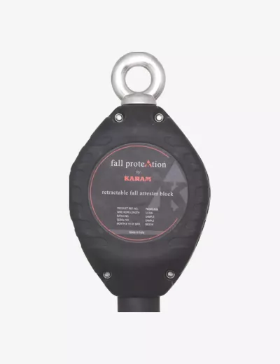 KARAM Retractable Blocks in Polymer Casing with Galvanized Steel Wire Rope, PCGS