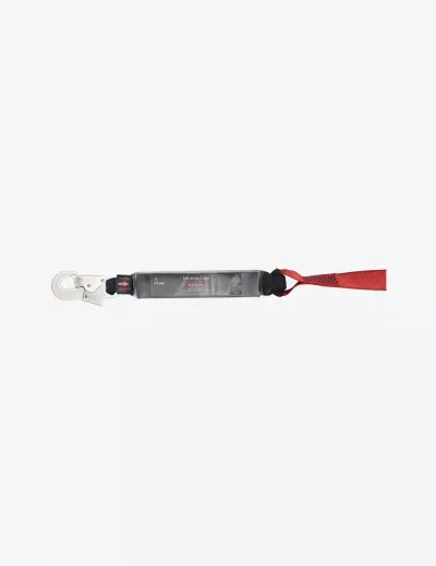 KARAM 2 m, Energy Absorbing 44mm Webbing Lanyard One Side Hook PN121 and Other Side Hook PN136, PN329(A)(2.0M)