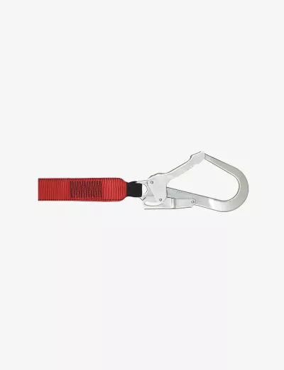 KARAM 1.5 m, Energy Absorbing 44mm Webbing Lanyard One Side Hook PN121 and Other Side Hook PN131N, PN329(1.5M)