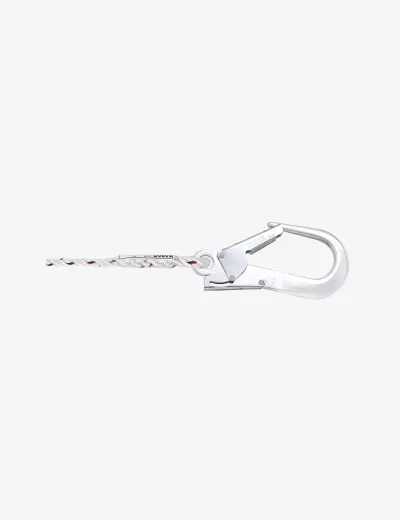 KARAM 2 m, Energy Absorbing Twisted Rope Lanyard One Side Hook PN121 and Other Side Hook PN136, PN309(A)(2.0M)