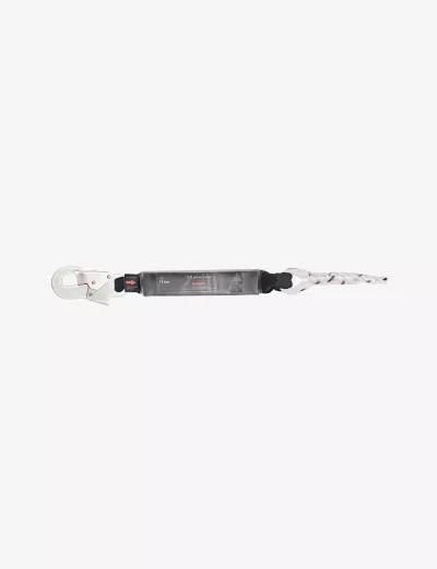 KARAM 2 m, Energy Absorbing Twisted Rope Lanyard One Side Hook PN121 and Other Side Hook PN136, PN309(A)(2.0M)