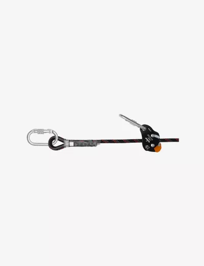 KARAM 2 m, Work Positioning Lanyard with Grip Adjuster RG07, Protective Sleeve (Kernmantle Rope), PN247(PR)(2.0M)