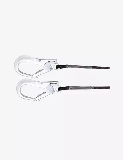 KARAM, Forked Lanyard with Energy Absorber and Connectors PN112 & PN136