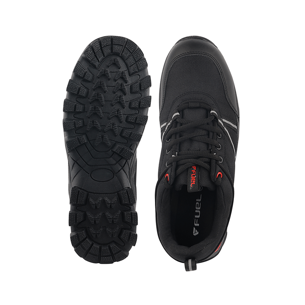 FUEL Rugged Wings Industrial Nitrile Rubber Sole Safety Shoes with 200J Toe Protection for Men