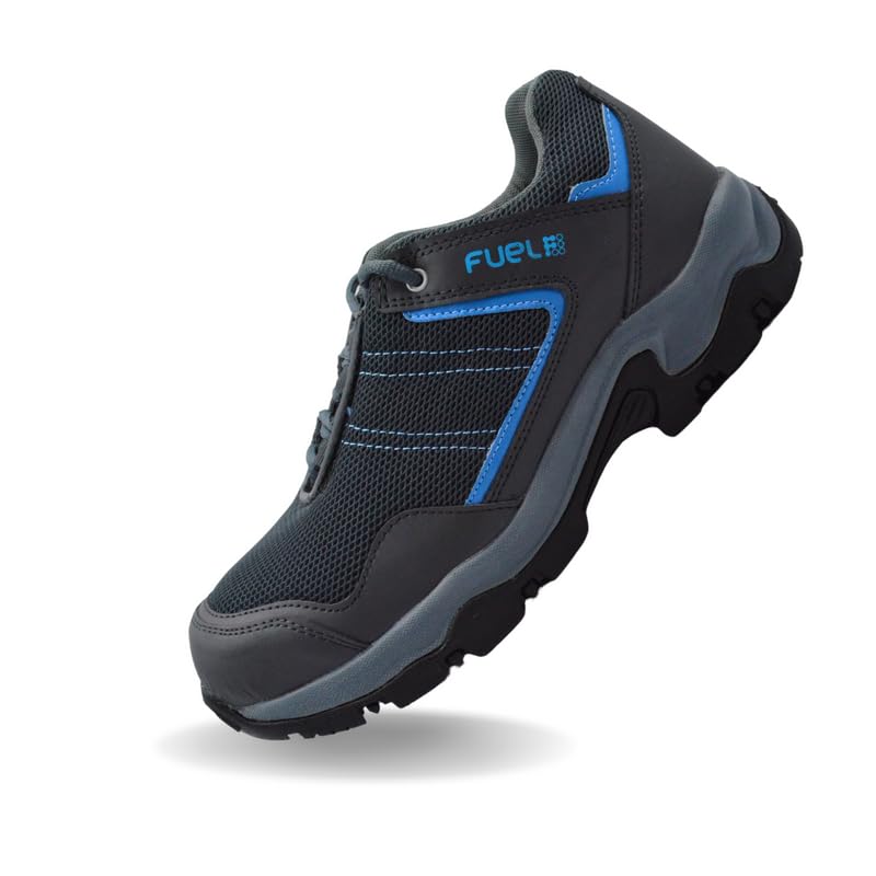 FUEL Rugged Wings Industrial Nitrile Rubber Sole Safety Shoes with 200J Toe Protection for Men