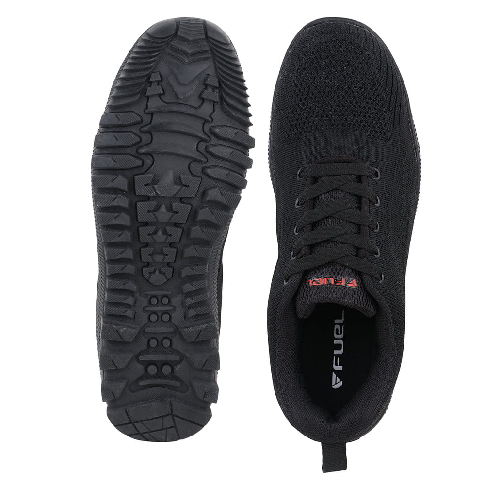 FUEL Trendy Safety Shoes in Strong Knitted Fabric, Metallic toe cap (200 J) Toe with Rubber Sole