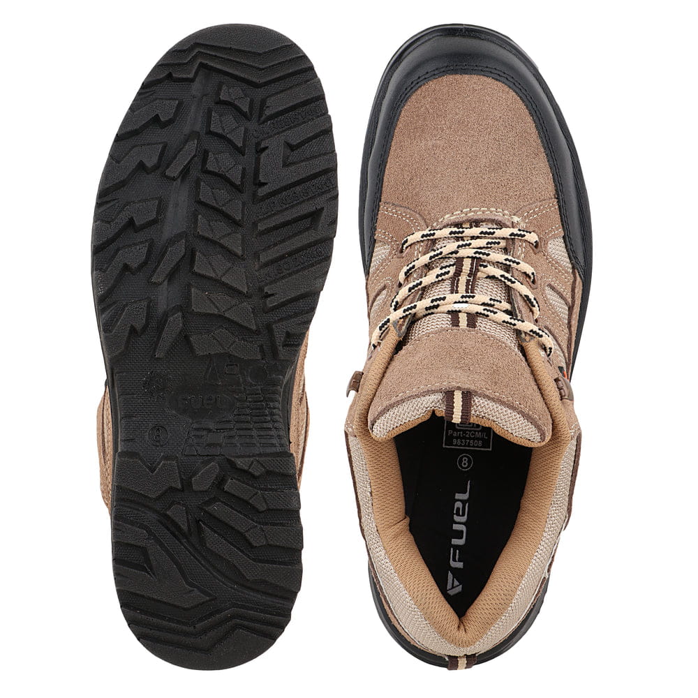 FUEL Torpedo Industrial Safety Shoes for Men in PU Single Density with 200J Metallic Toe Cap
