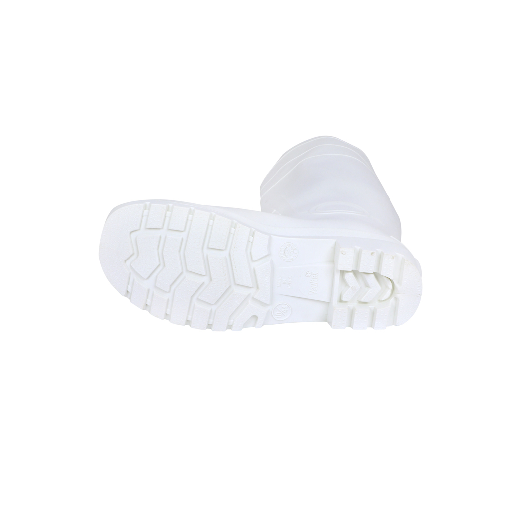Vaultex, Rain Boot With Steel Toe, White Color