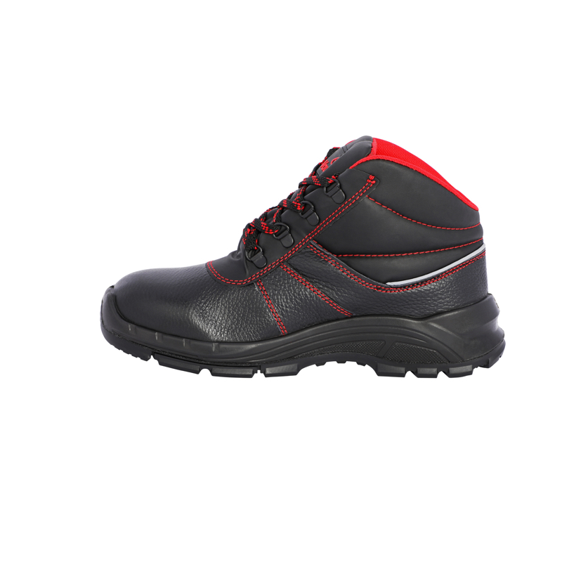 Vaultex, S3 HRO High Ankle Safety Shoes, Pu Nitrile Rubber Sole