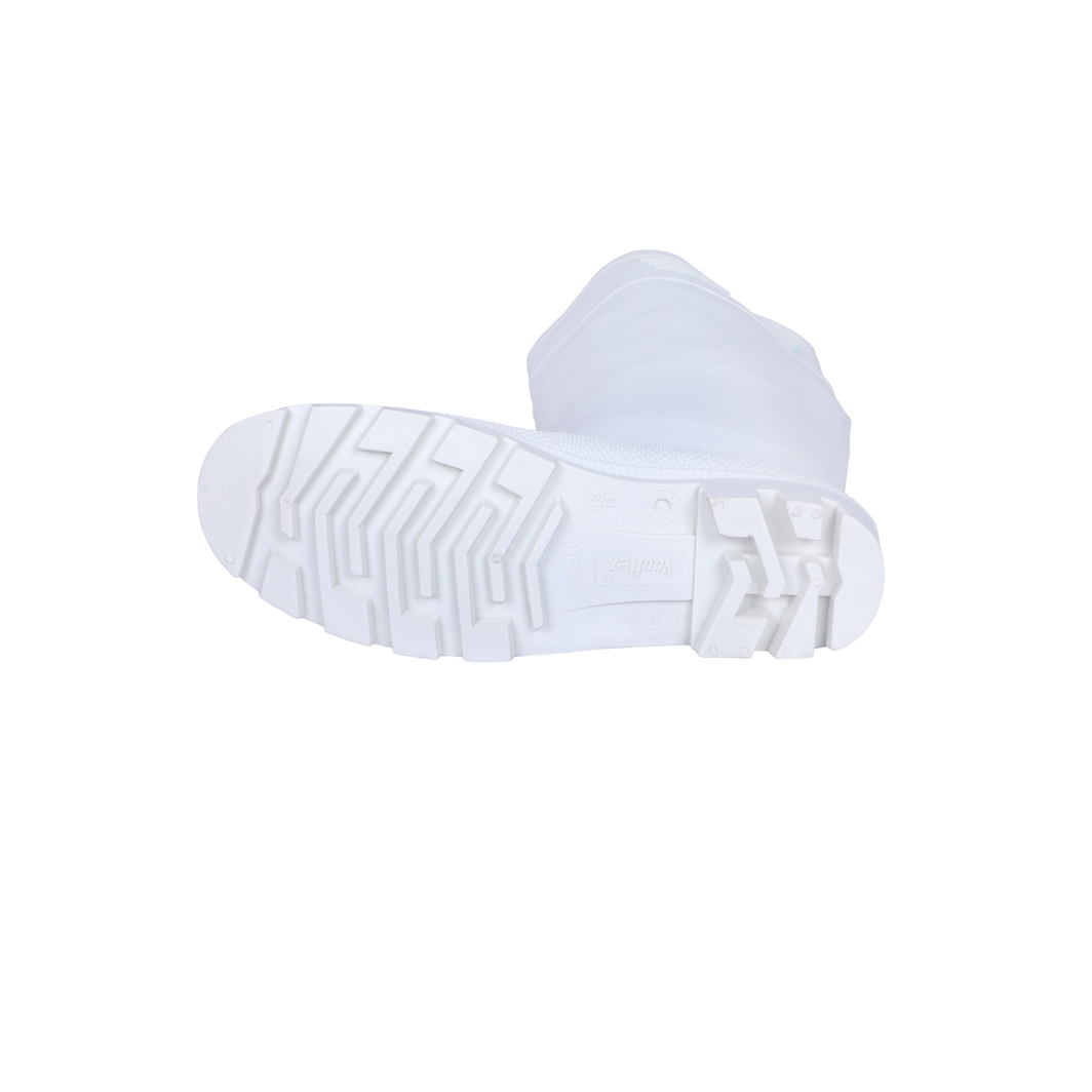 Vaultex, Rain Boot Without Toe & Plate, White Color