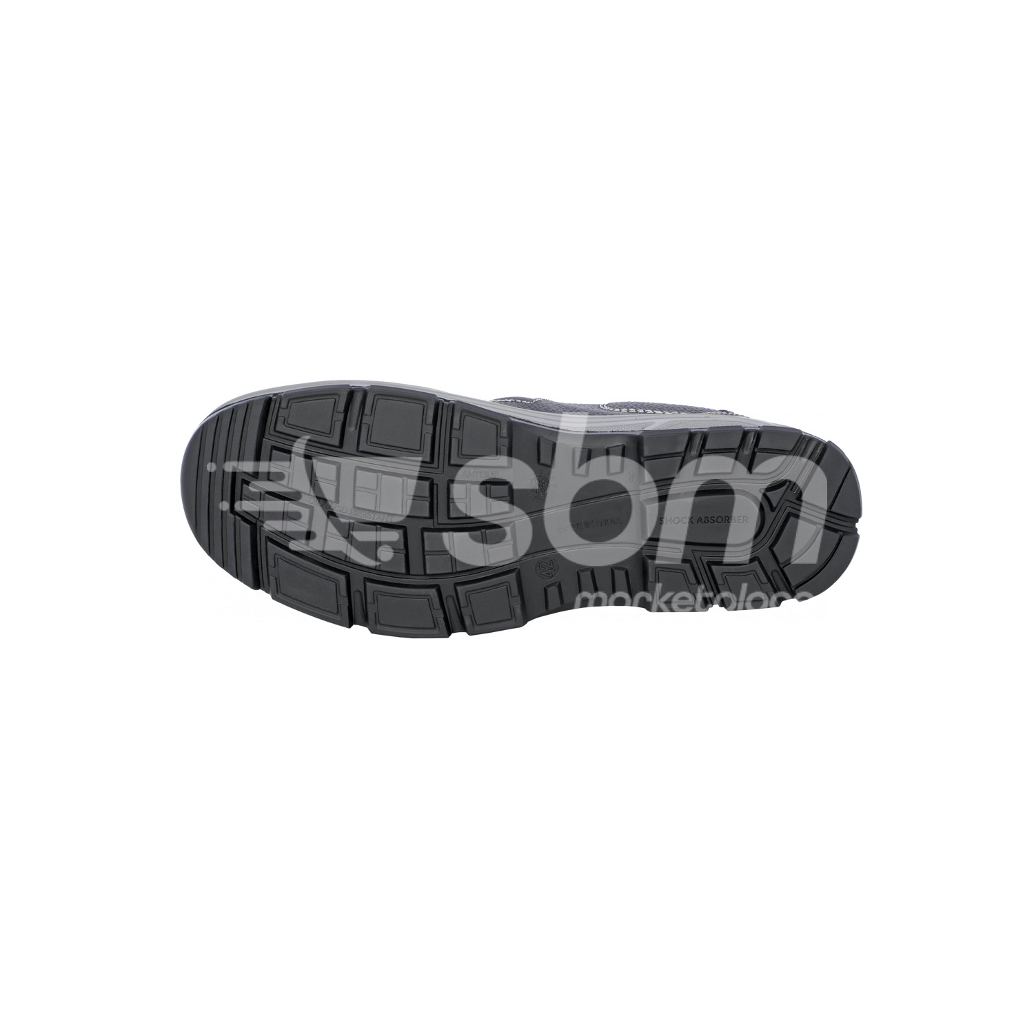 Vaultex, SBP SR Low Ankle Safety Shoes with Leather Upper, Black Color