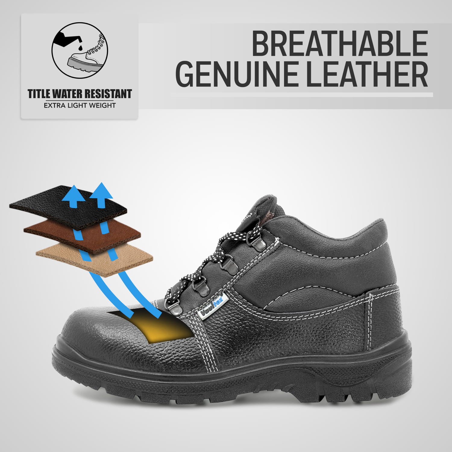 Vaultex, SBP Breathable Leather High Ankle Protective Footwear