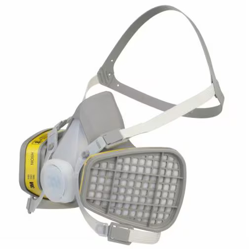 3M™ Half Facepiece Disposable Respirator Assembly 5203, Organic Vapor/Acid Gas, Medium 12 EA/Case