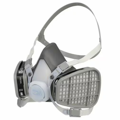 3M™ Half Facepiece Disposable Respirator Assembly 53P71, Organic Vapor/P95 Respiratory Protection, Large 12 EA/Case