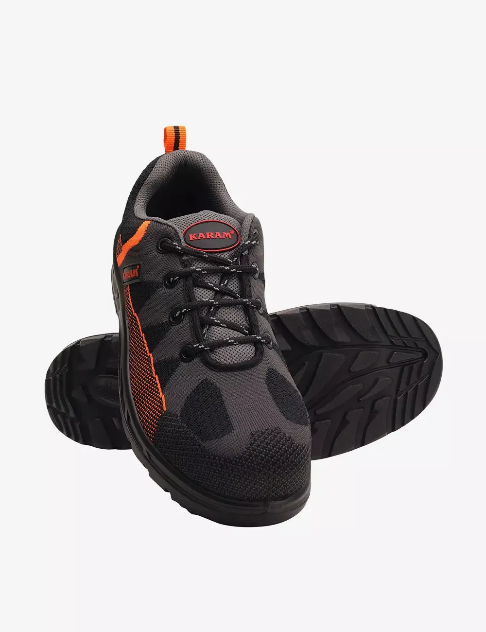 Flytex Black Sporty Safety Shoes, FS210FN(FWSAMN)