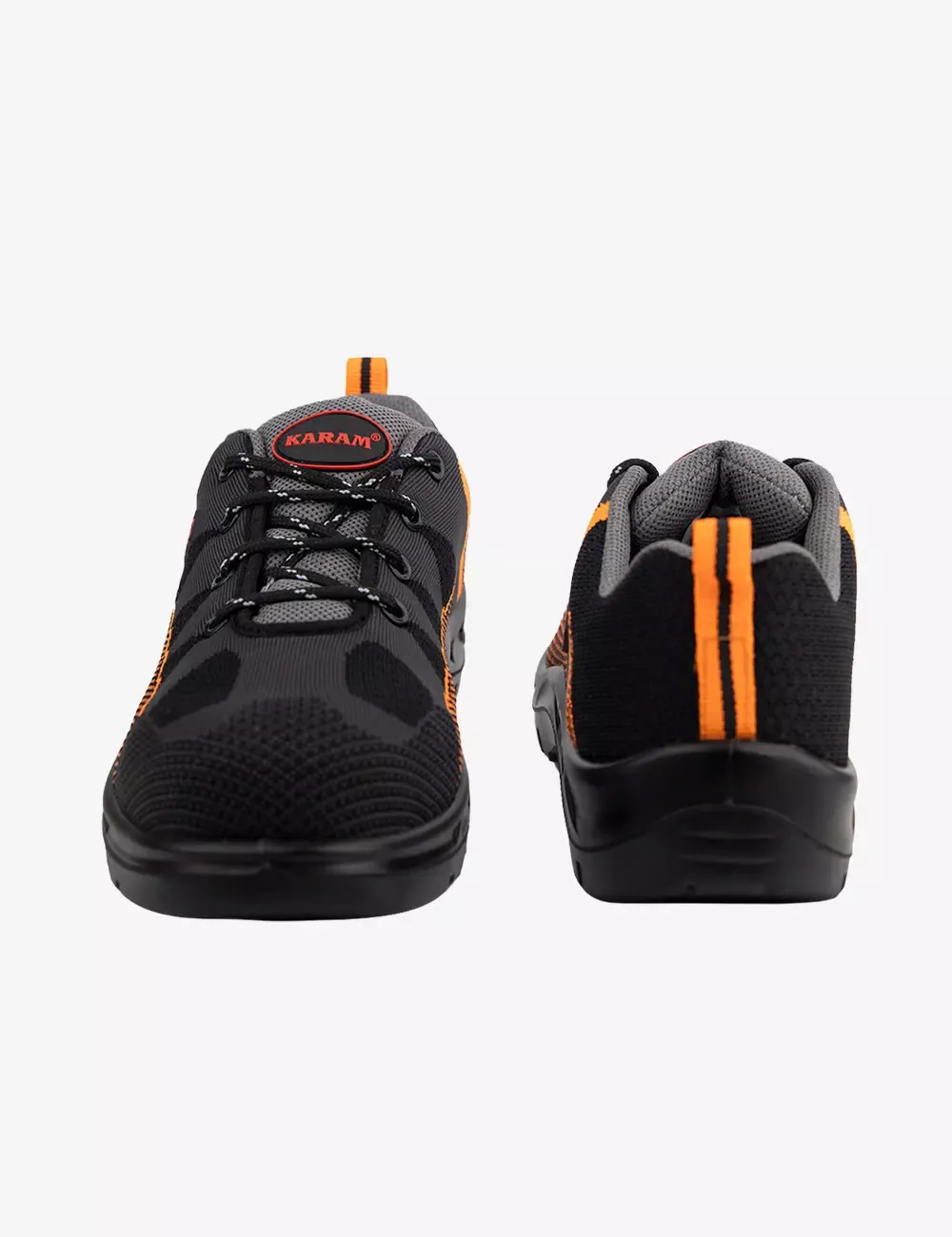 Flytex Black Sporty Safety Shoes, FS210FN(FWSAMN)