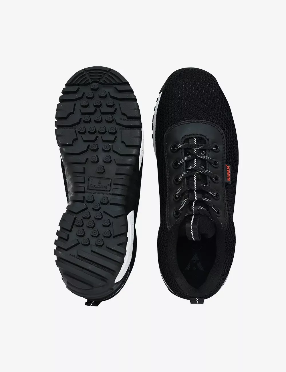 FALKON Safety Shoes Black, FS258BL(FWDAMZ)